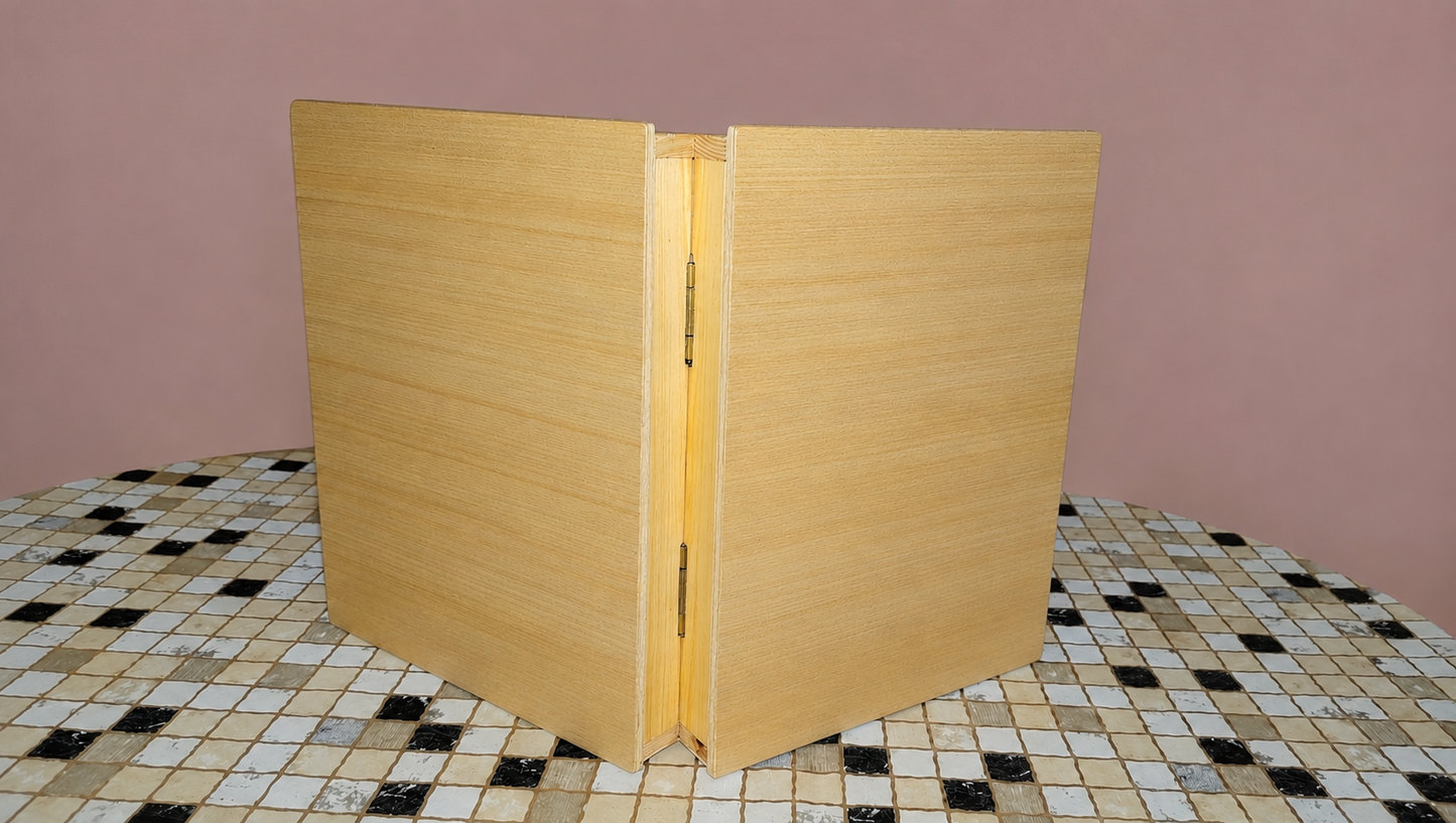 Table valise pliable en bois rouge ⭐⭐⭐